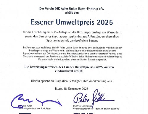 AUF gewinnt Essener Umweltpreis 2025