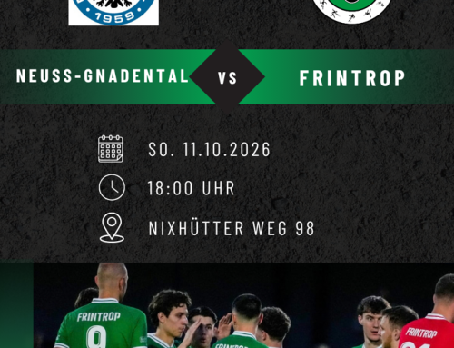 Sonntag Spiel in der Dämmerung in Neuss